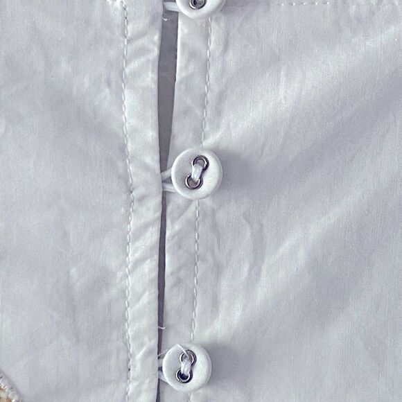 Madewell NWT Annamarie Mini Dress Size 00 Embroidered with Floral Appliqués - Picture 14 of 15